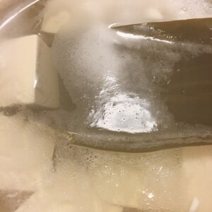 簡単！湯豆腐♪